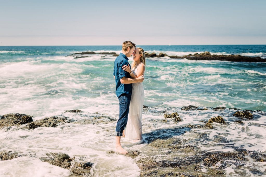 Victoria Beach engagement