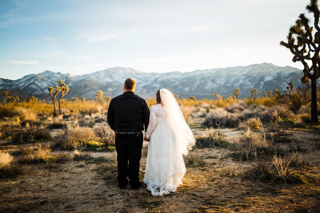 Joshua Tree wedding desert wedding California photographer