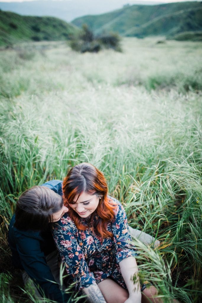 Spring engagement photos