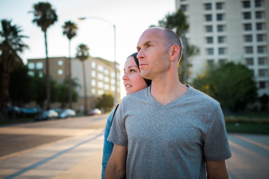 Downtown Riverside engagement session Southern California wedding photographer