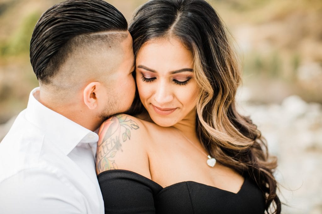 Forest Falls Engagement Tattooed Bride Tattooed Groom Redlands Wedding Southern California photographer