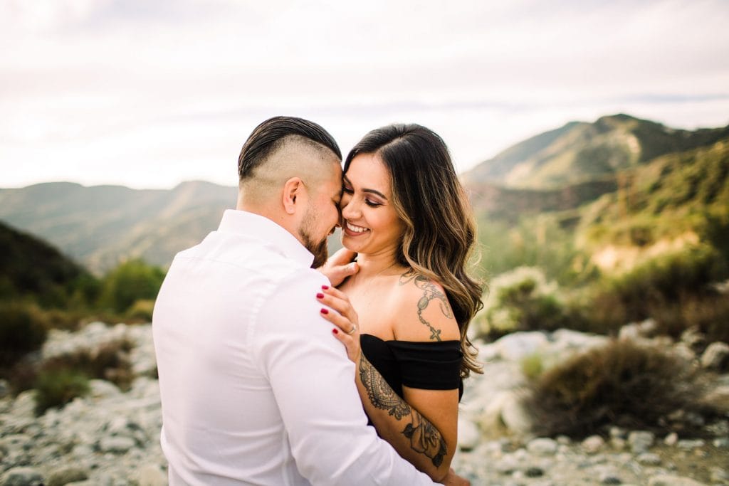 Forest Falls Engagement Tattooed Bride Tattooed Groom Redlands Wedding Southern California photographer