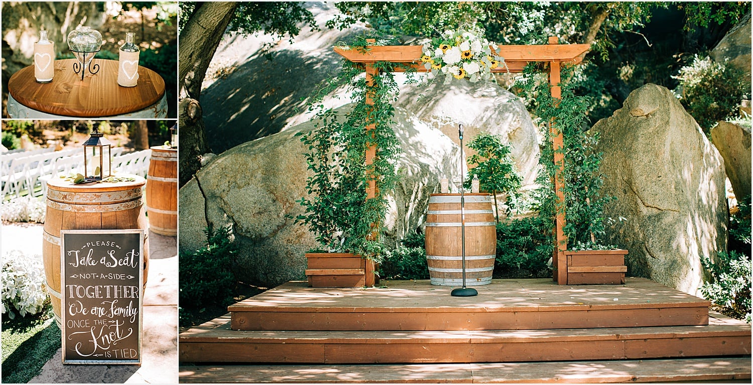 Temecula Creek Cottages Wedding