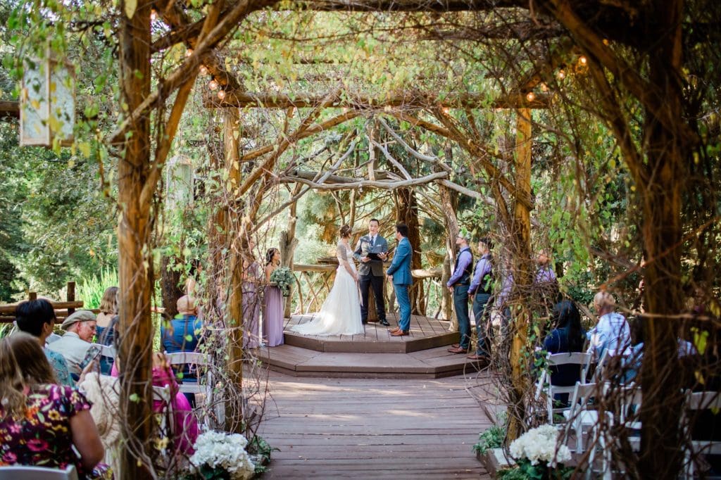 Fall Wedding at Pine Rose Cabins