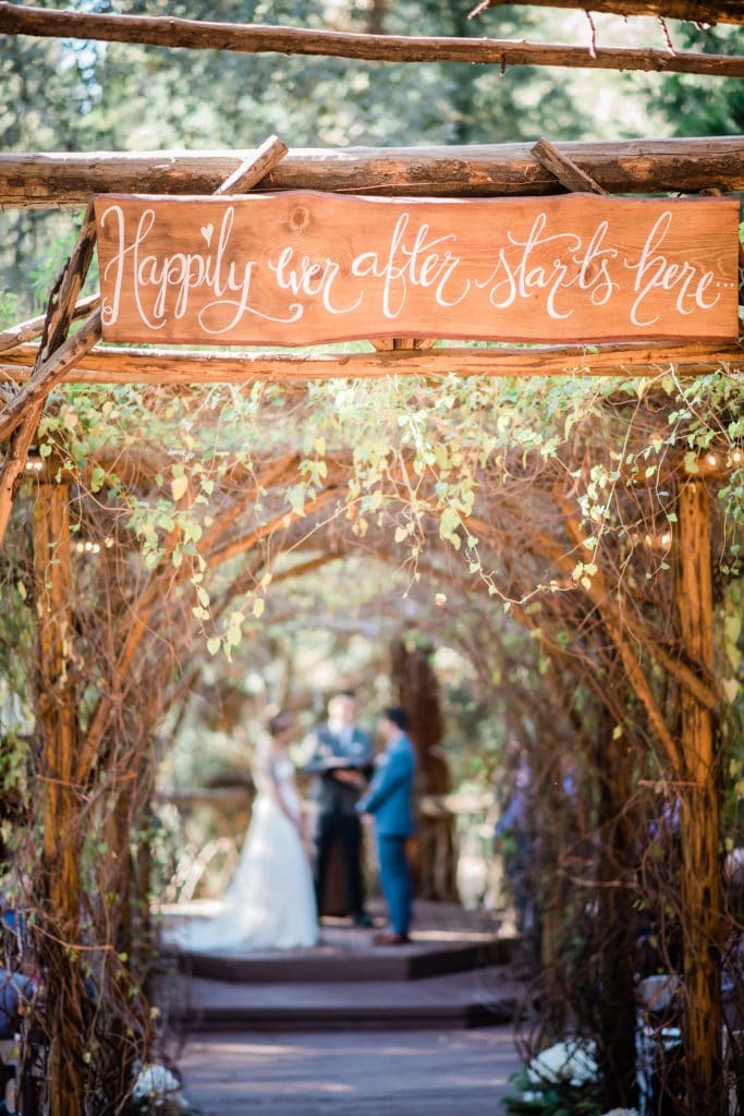 Fall Wedding at Pine Rose Cabins