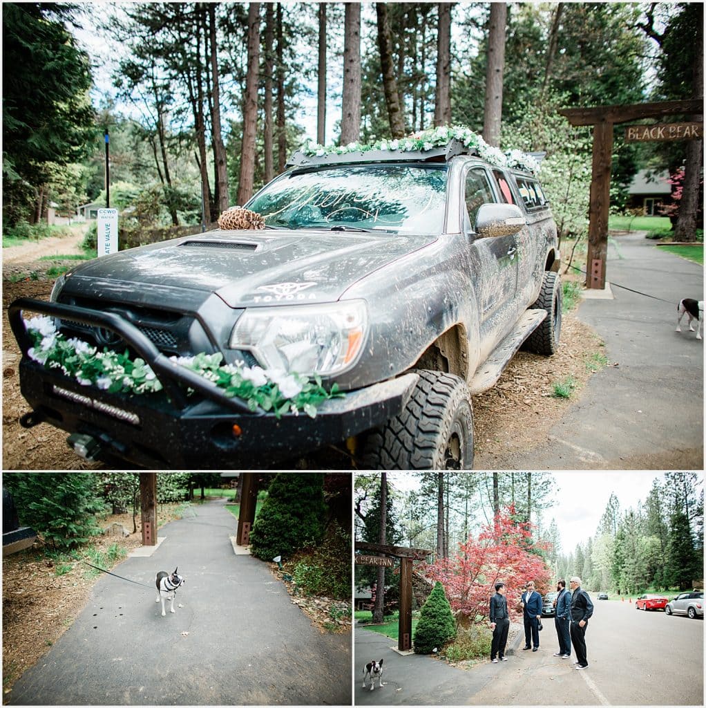 Black Bear Inn Forest Mountain Wedding Arnold Tattooed Bride