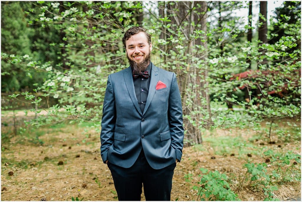 Black Bear Inn Forest Mountain Wedding Arnold Tattooed Bride