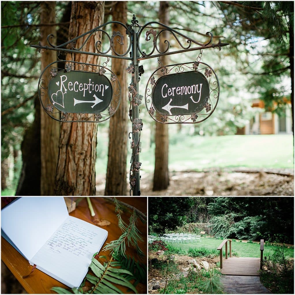 Black Bear Inn Forest Mountain Wedding Arnold Tattooed Bride