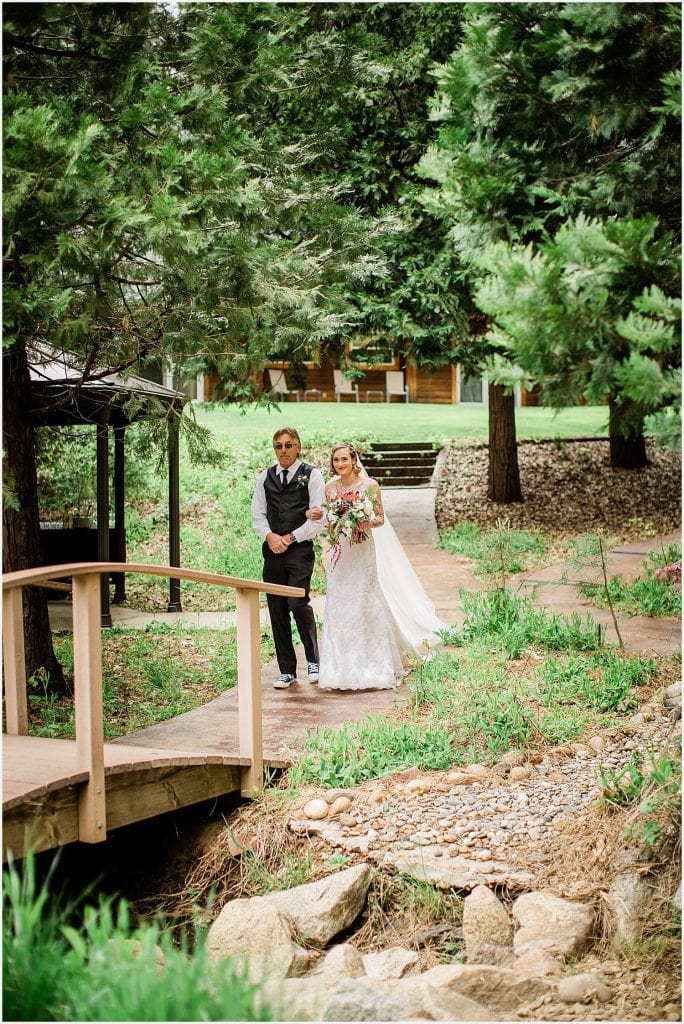 Black Bear Inn Forest Mountain Wedding Arnold Tattooed Bride