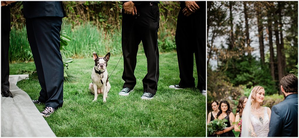 Black Bear Inn Forest Mountain Wedding Arnold Tattooed Bride