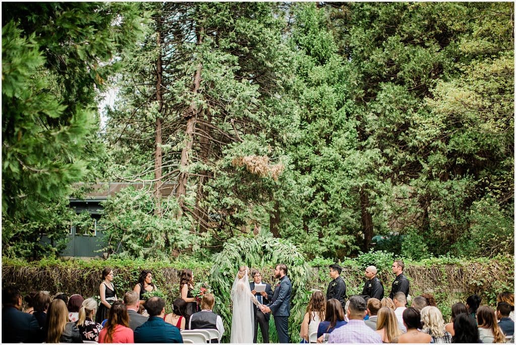 Black Bear Inn Forest Mountain Wedding Arnold Tattooed Bride