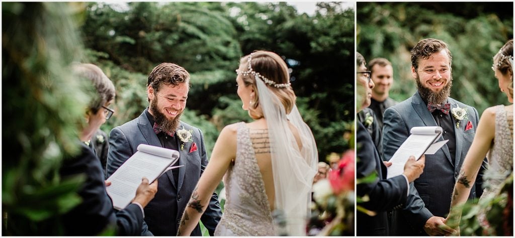 Black Bear Inn Forest Mountain Wedding Arnold Tattooed Bride