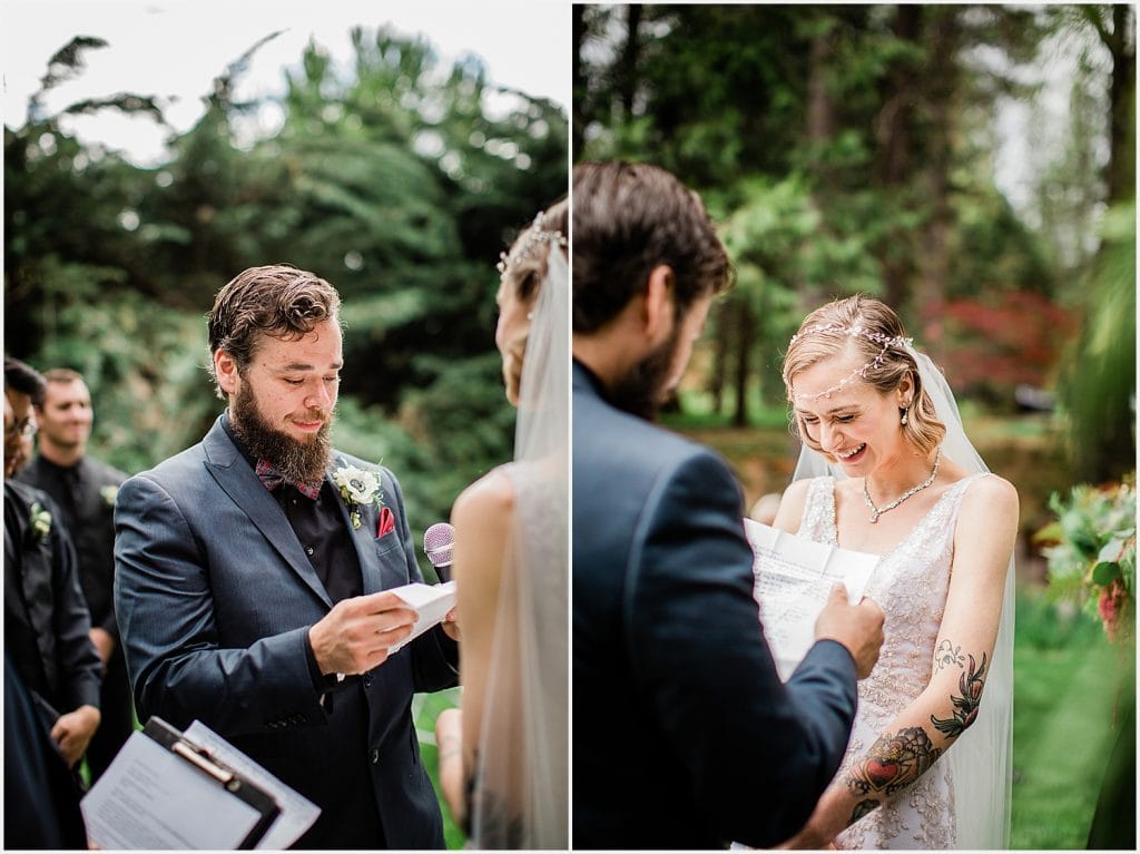 Black Bear Inn Forest Mountain Wedding Arnold Tattooed Bride