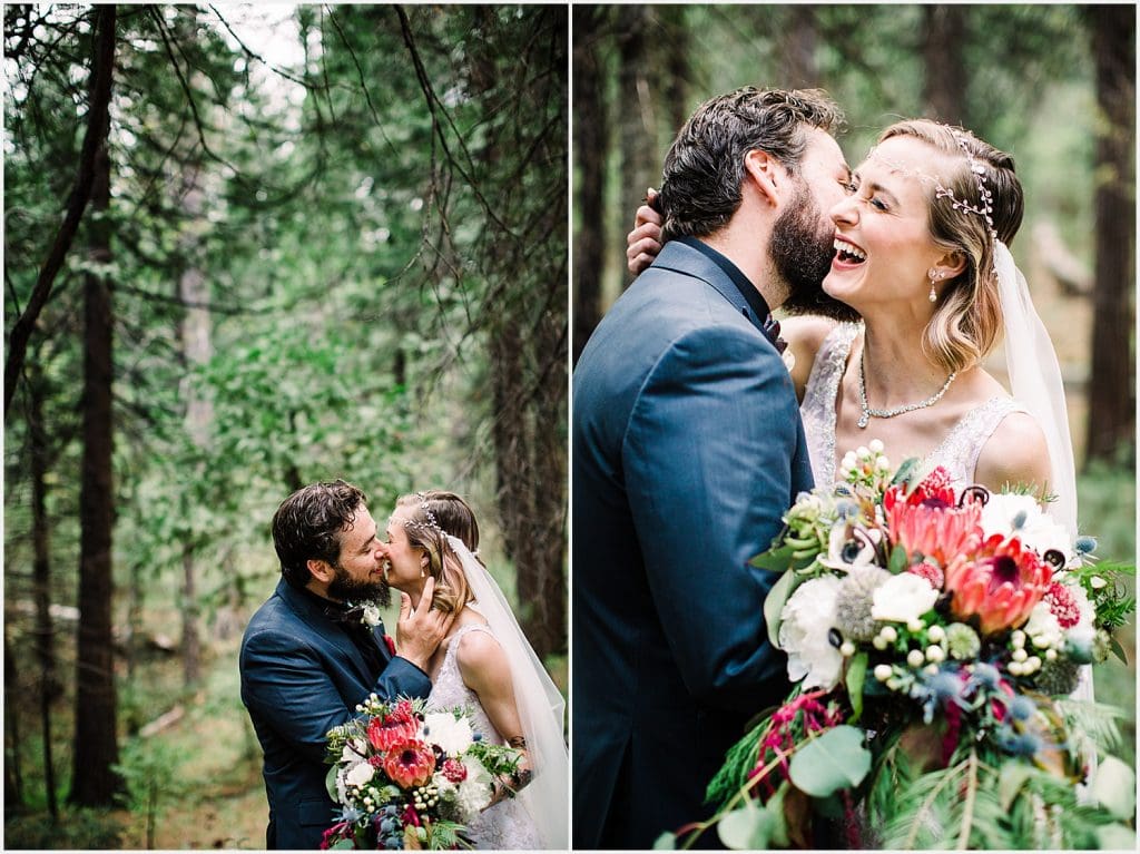 Black Bear Inn Forest Mountain Wedding Arnold Tattooed Bride