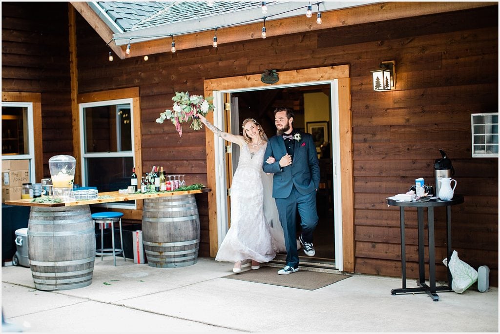 Black Bear Inn Forest Mountain Wedding Arnold Tattooed Bride