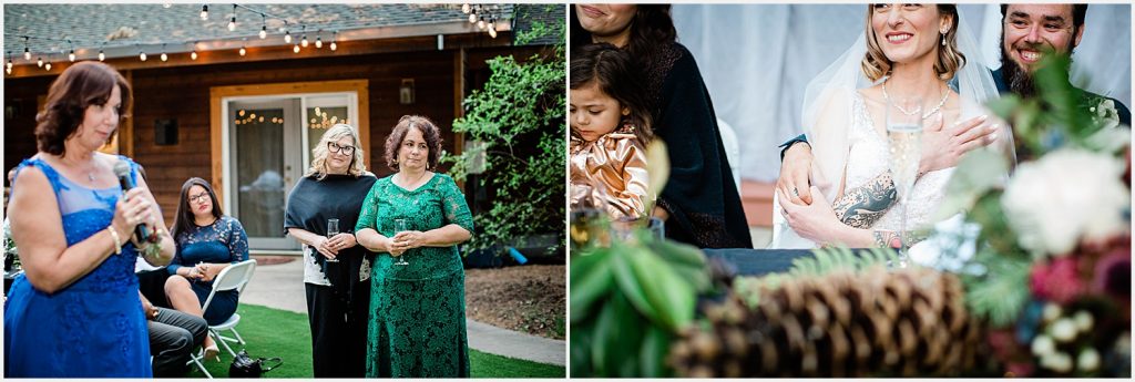 Black Bear Inn Forest Mountain Wedding Arnold Tattooed Bride