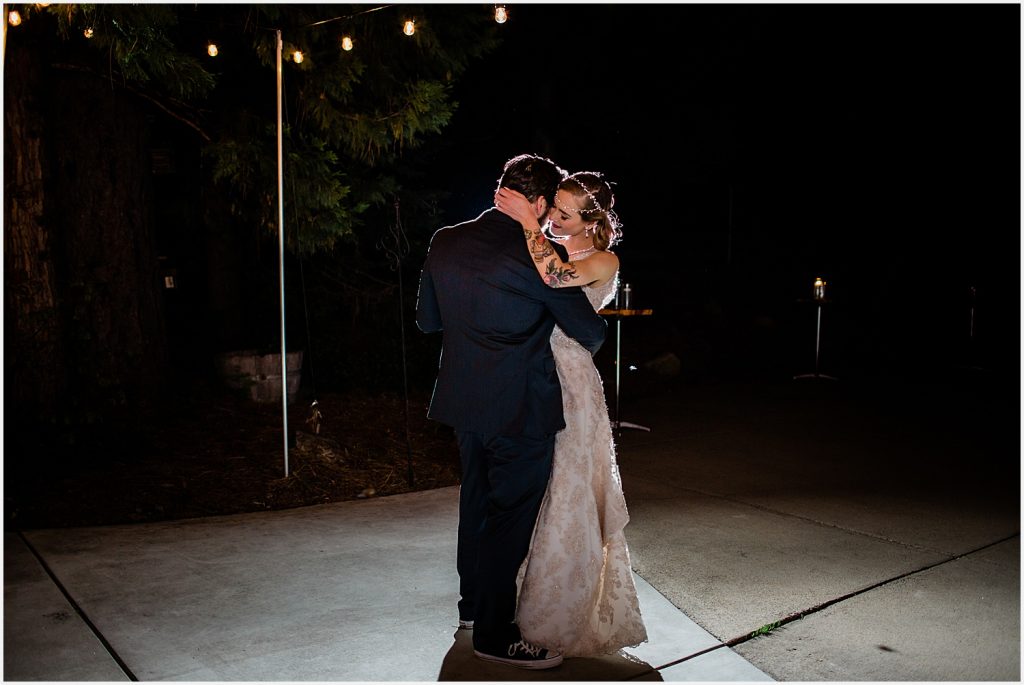 Black Bear Inn Forest Mountain Wedding Arnold Tattooed Bride