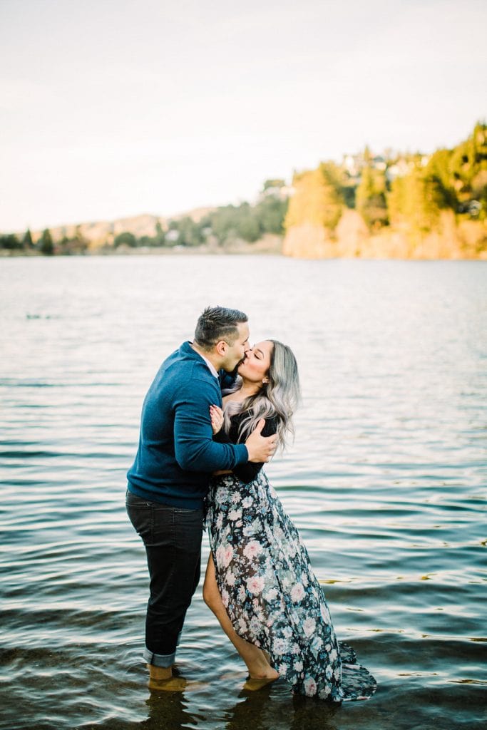 Lake Gregory Engagement Crestline Lake Arrowhead Big Bear Mountain Forest Southern California wedding photographer