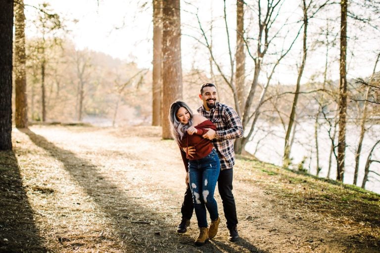 Lake Gregory Engagement Crestline Lake Arrowhead Big Bear Mountain Forest Southern California wedding photographer