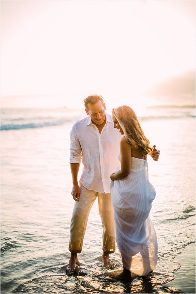 Southern California wedding photos Beach wedding photos San Clemente Pier engagement trash the dress