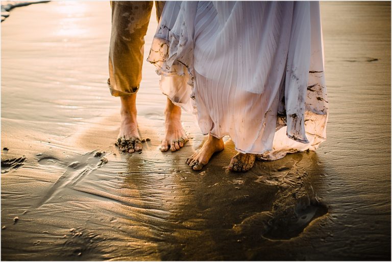 Southern California wedding photos Beach wedding photos San Clemente Pier engagement trash the dress