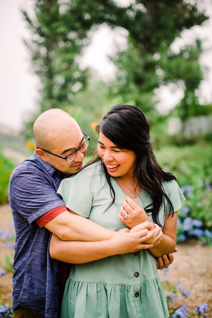 Chino-Hills-Engagement-Orange-County-Grand-Avenue-Park-Terrace-Park-Foggy-Engagement