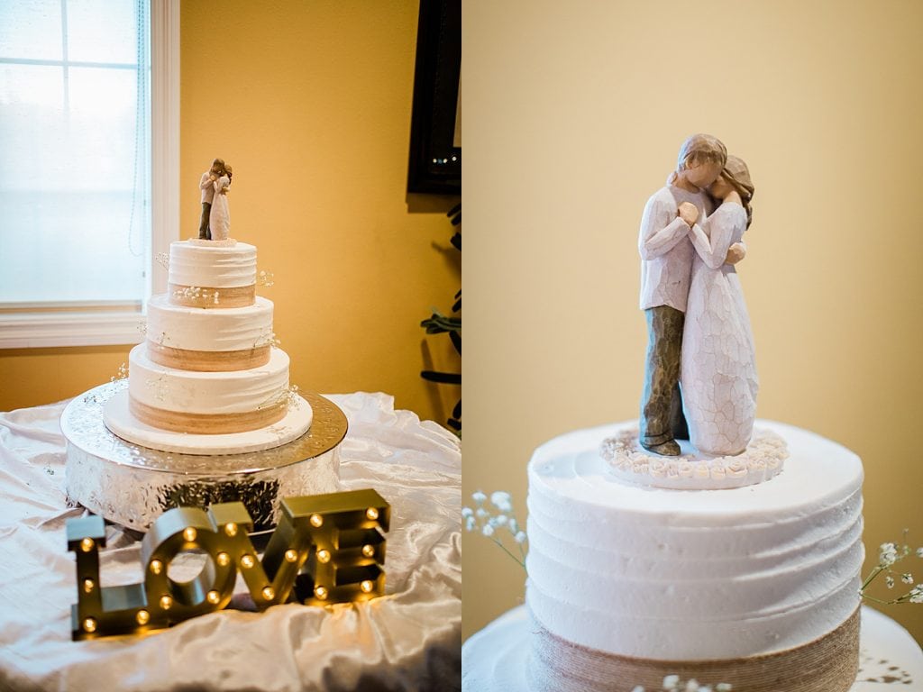 cake details the wedding at the villa in Orange