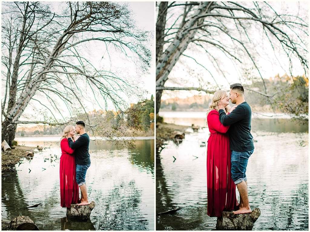 Lake-Gregory-engagment-mountain-engagment-Crestline-Big-Bear-Lake Arrowhead-fall-engagement-winter-engagement-lake-photos