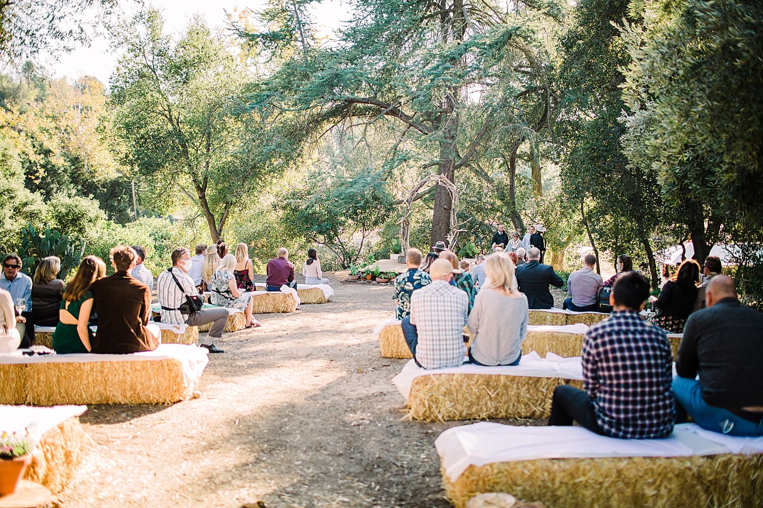 Ranch wedding ceremony site