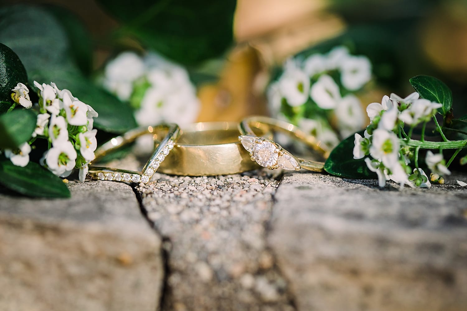 Wedding ring photo heirloom diamond