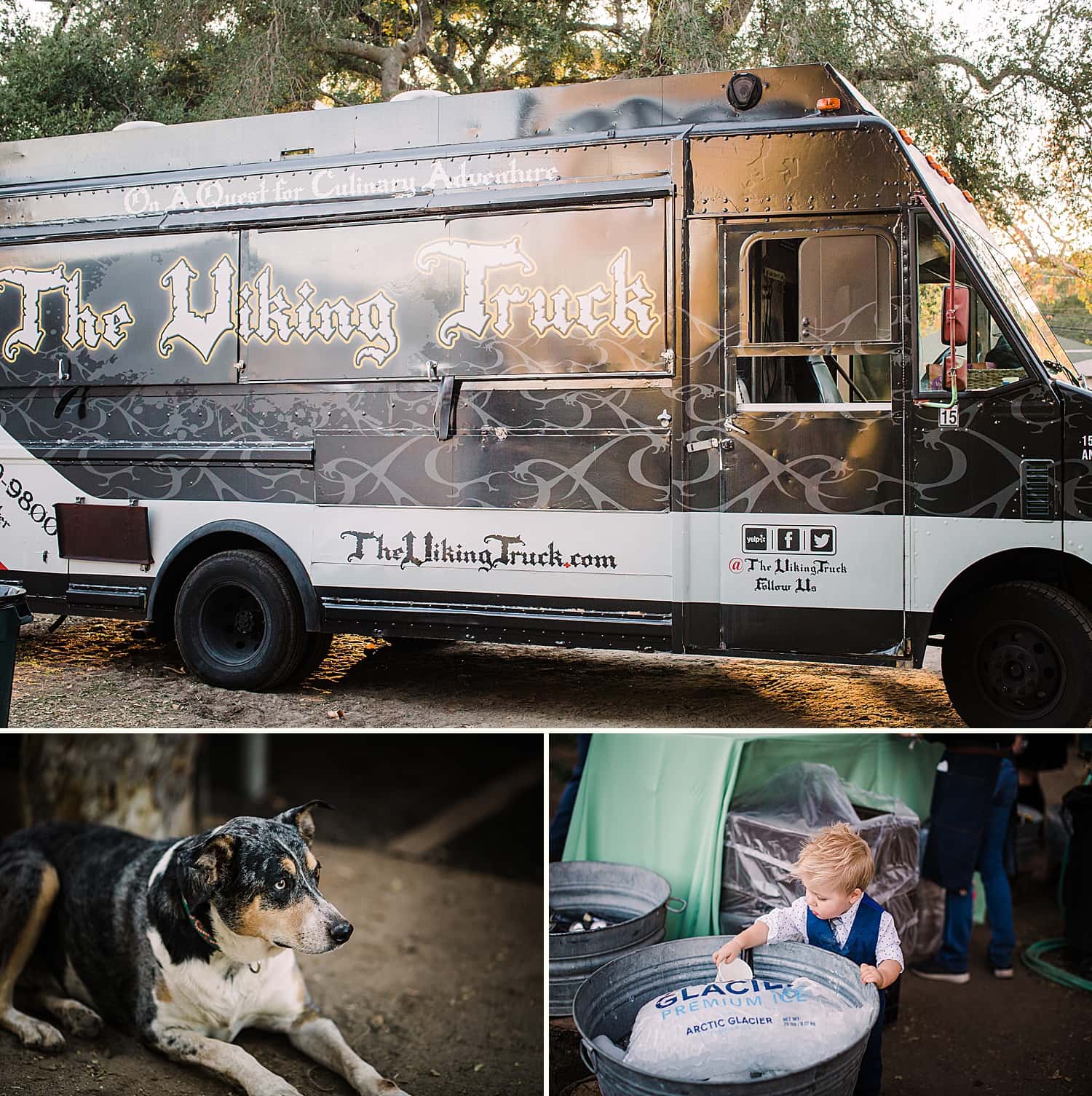 The Viking Truck wedding food