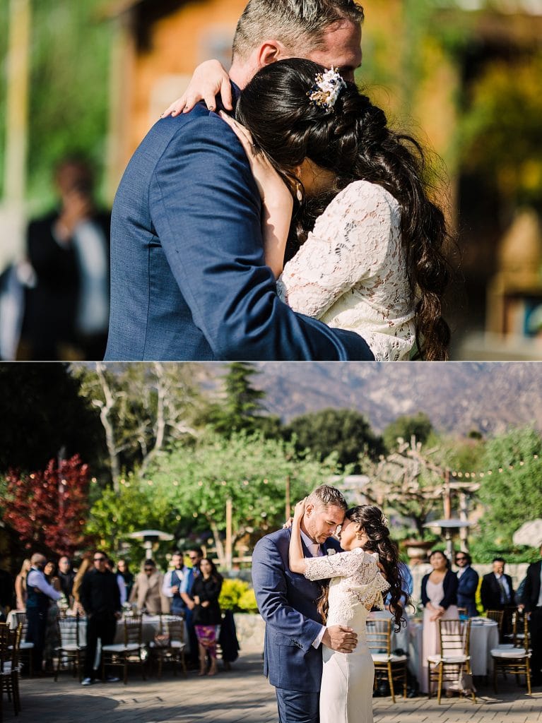 First dance at the homestead in oak glen