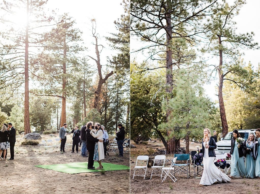 Idyllwild wedding reception