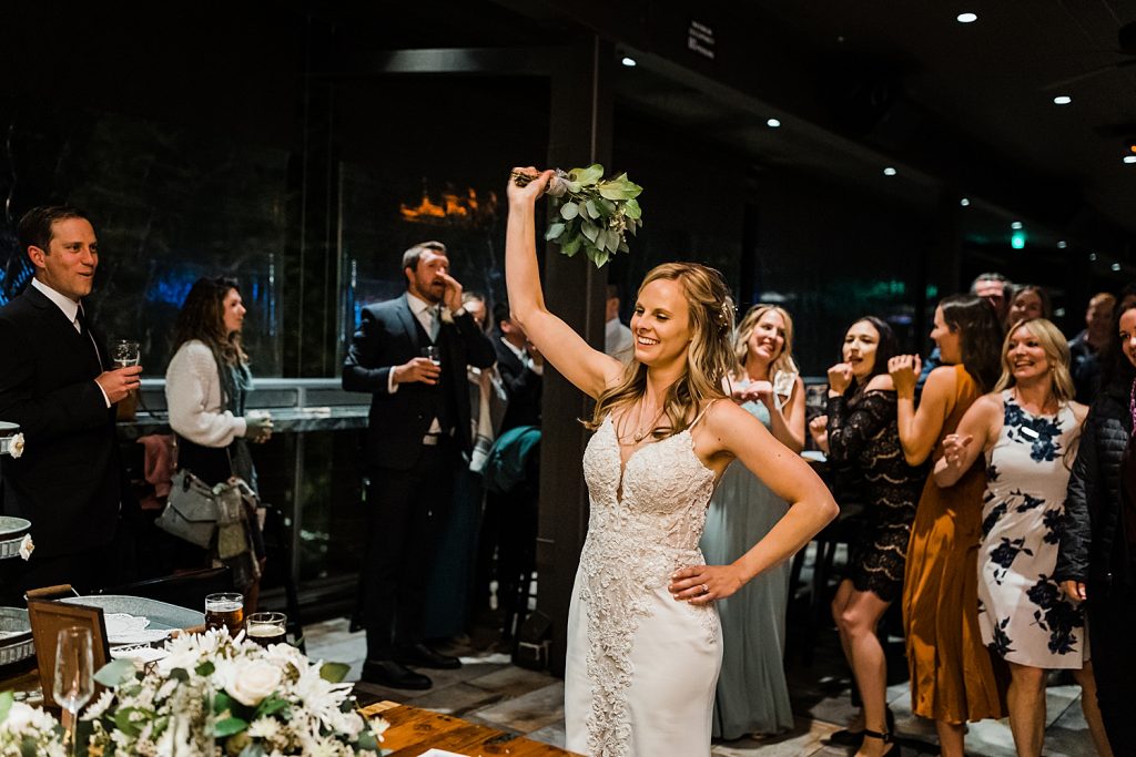 Idyllwild brewpub wedding reception