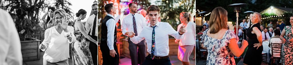 Fun dancing at serendipity wedding