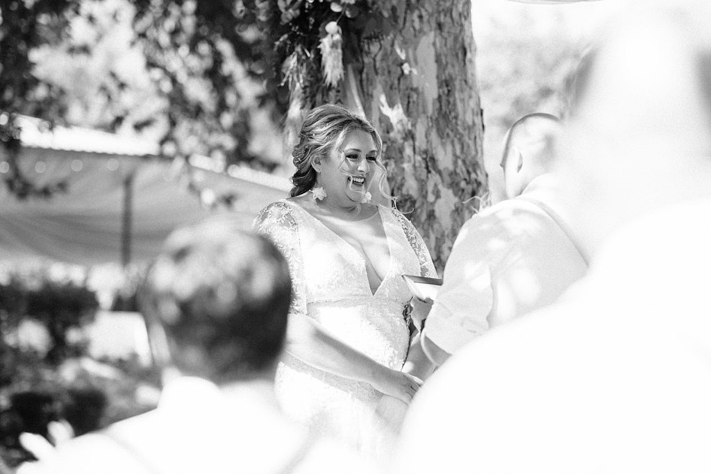 Vows hidden acres lakeside wedding ceremony