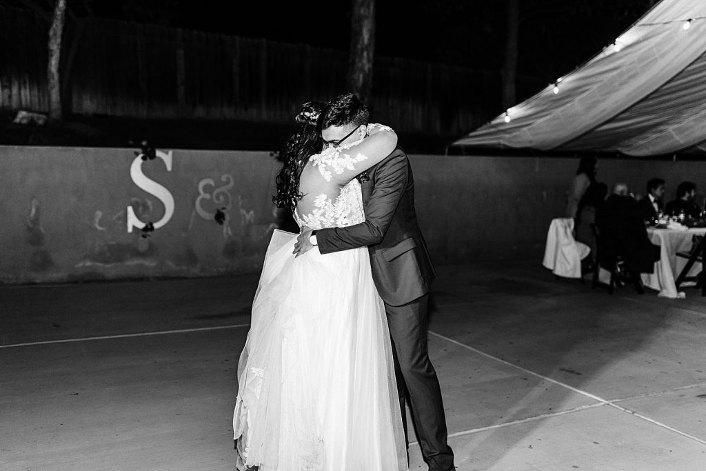 Emotional first dance