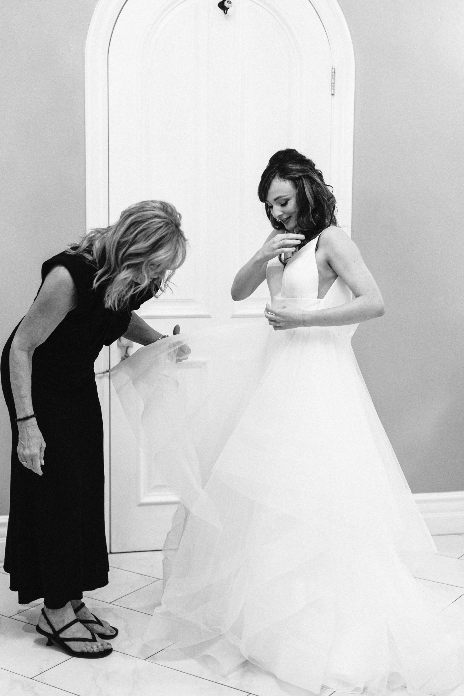 wedding dress at villa de amore Temecula