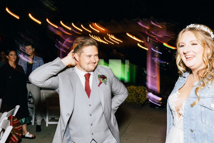 groom dancing at hidden oaks retreat  wedding