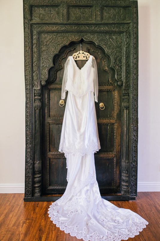 Los willows fall wedding vintage dress