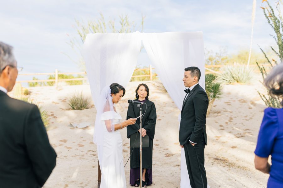 Intimate Joshua Tree Wedding