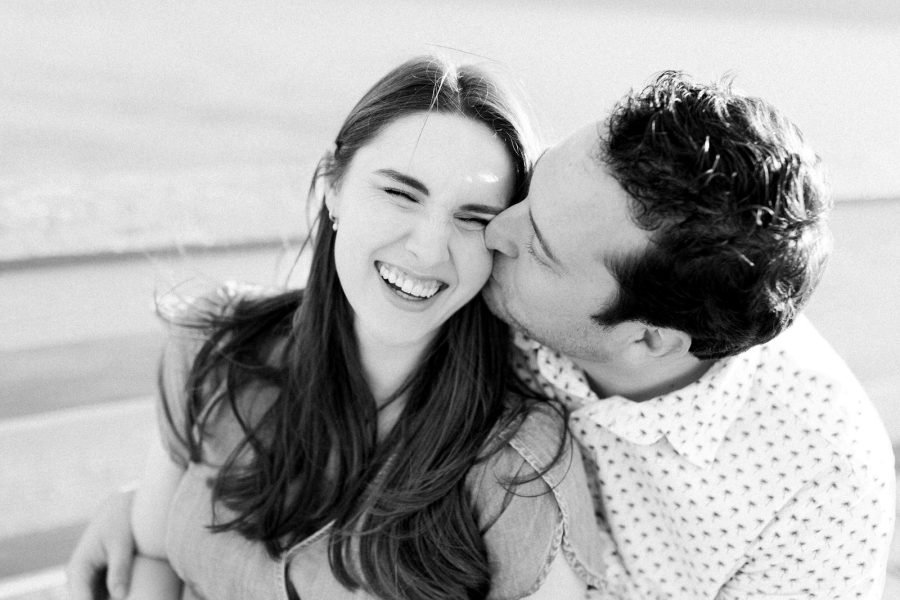 San Clemente Pier Winter Engagement 