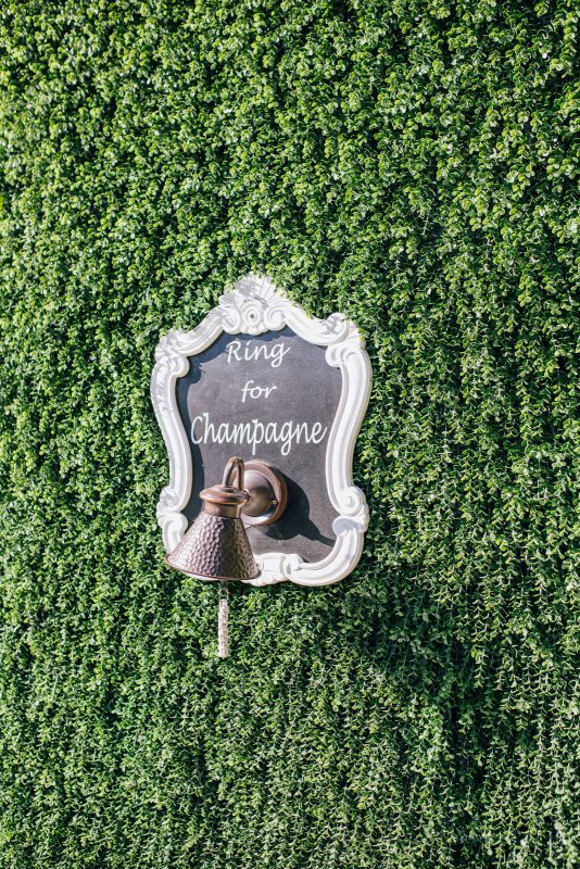 Champagne wall