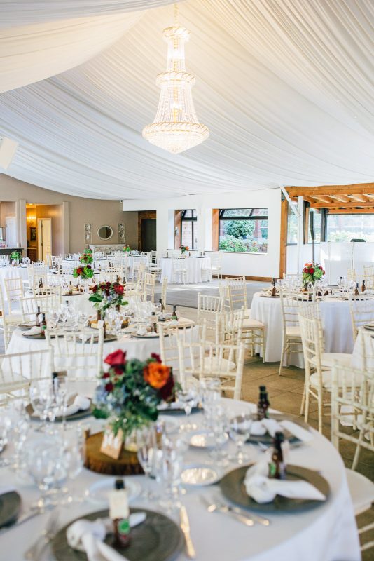 Los willows wedding reception