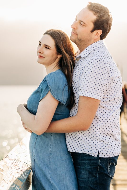 San Clemente Pier Winter Engagement 