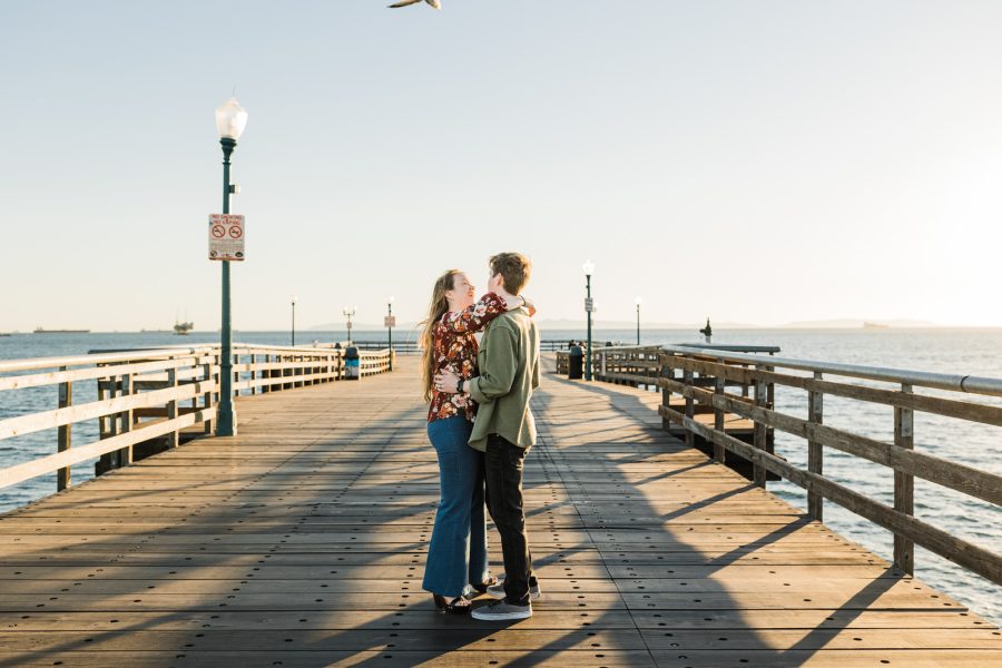 Seal Beach Pier Engagement