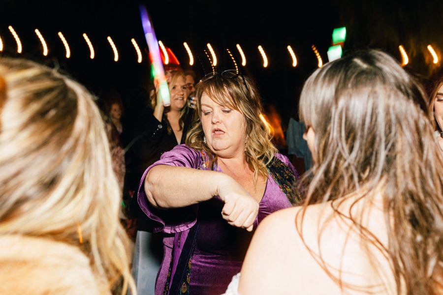 mom dancing at wedding