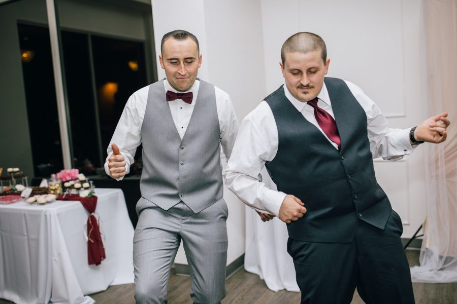 wedding reception dancing