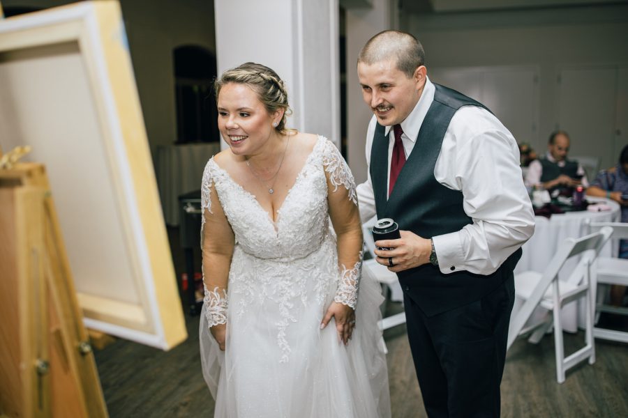 live painting reveal