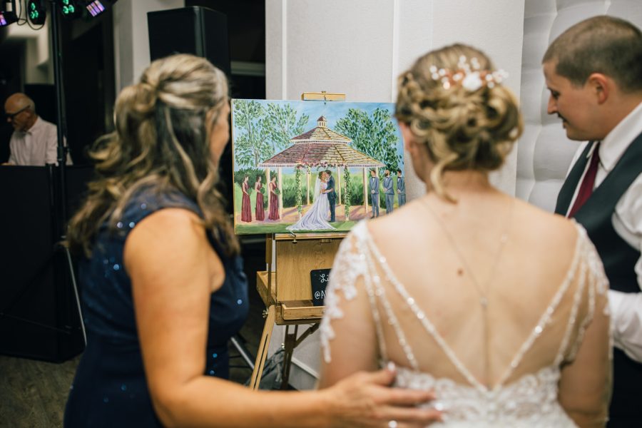 live painting reveal